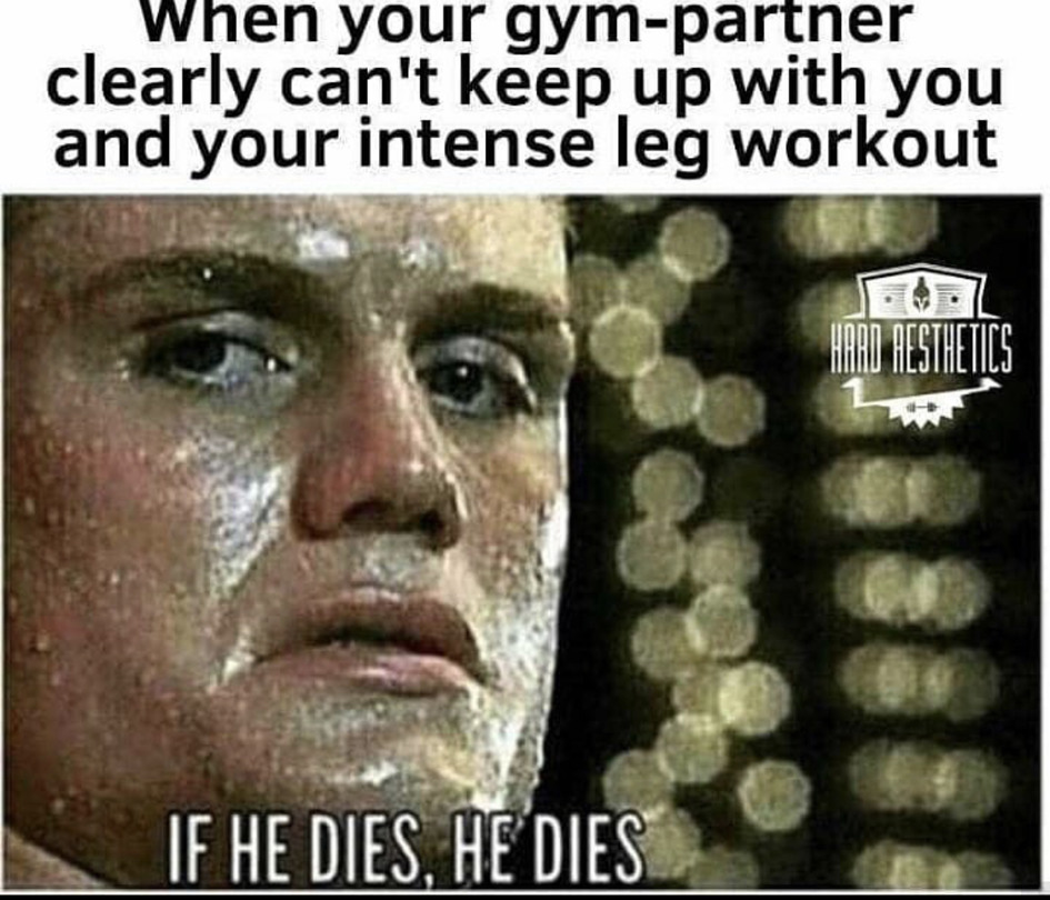 hard workout meme